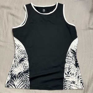 Sz. L Tail Stand Tall Adelina tropical active tank, tennis, golf, pickleball